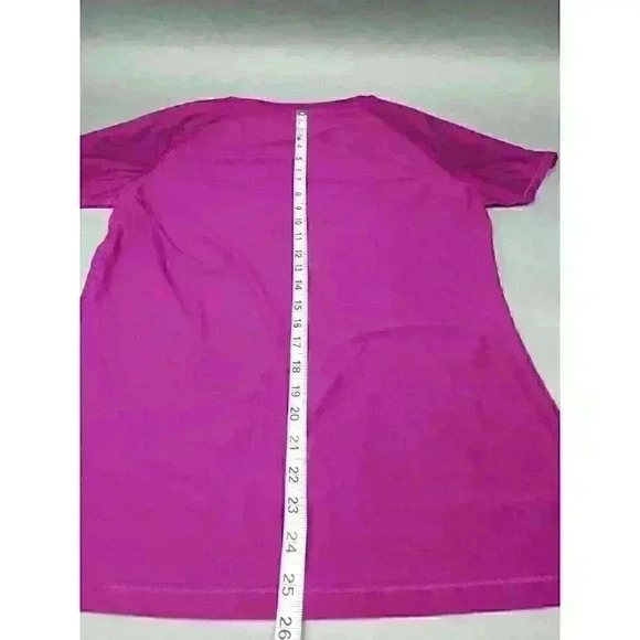 Under Armour Heatgear Fitted Alpha T-Shirt Raspberry Pink 1248505 Womens Medium - Picture 6 of 6